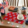 Artoid Mode America Stars Block Patriotic 4th of July Placemats
