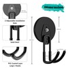 ENUODA Strong Magnetic Hooks Heavy Duty Magnetic Garage Hook, Large