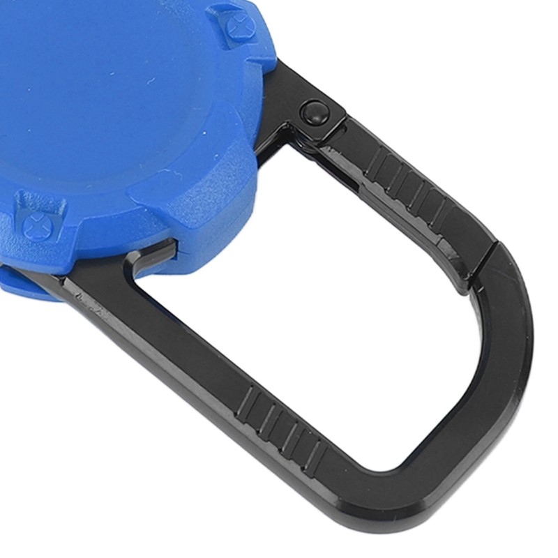 Magnetic Retractable Keychain Stainless Steel Wire Easy Pull Buckle Carabiner