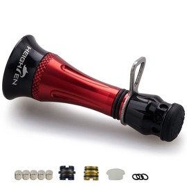 HEIGHTEN Fishing Spinning Reel Stand for Shimano Stradic FL FM Stella Vanford Vanquish Nasci Twinpower Daiwa Fuego Ballistic Certate Exist Luvias Tatula (48mm - Red & Black) (542)