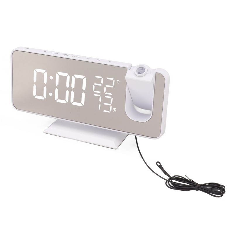 FM Radio LED Digital Smart Alarm Clock LED Digital Projection
