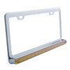 United Pacific Chrome License Plate Frame w/ 14 LED 12"