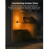 L LOHAS LED Night Lights Plug into Wall, Amber Night