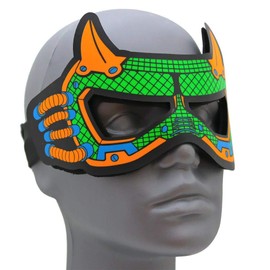 Ucult Superhero Mask Eye Mask with Luminous Effect for Carnival Raves Festival Theme Party