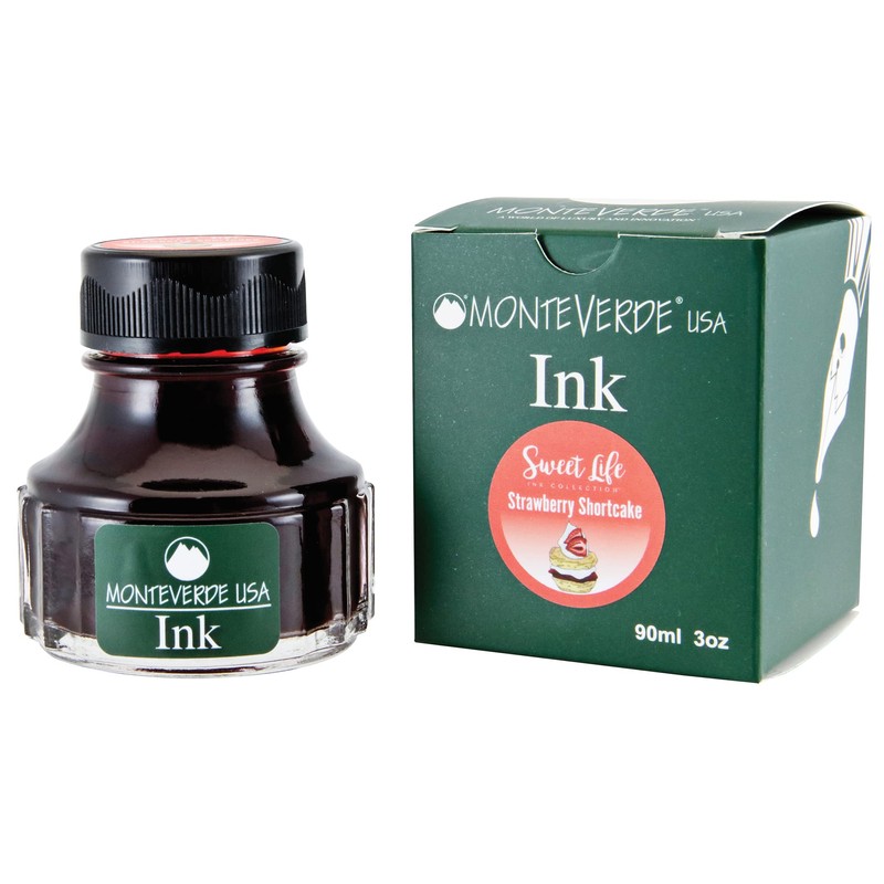 Monteverde Bottle Ink 90 ml Strawberry Shortcake