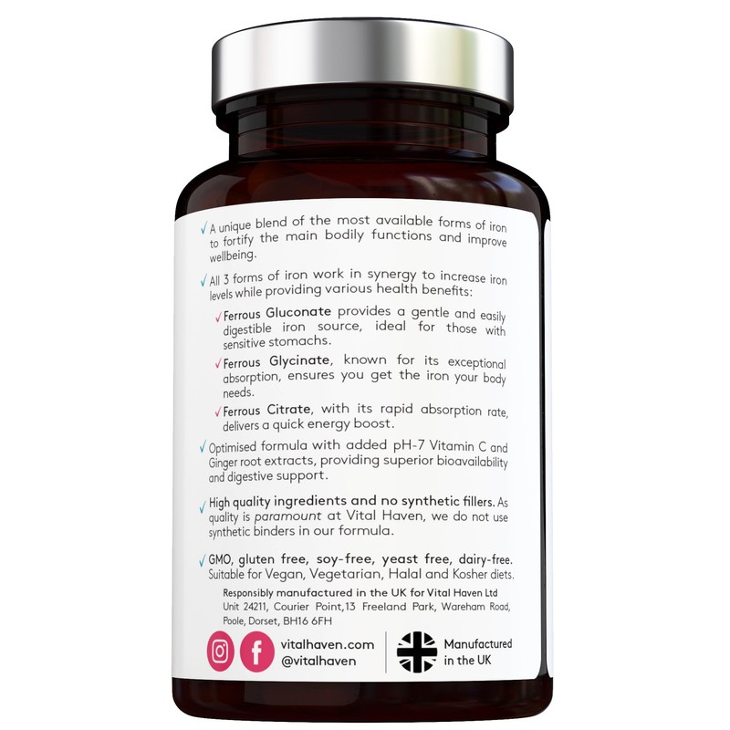 Complex Triple Action Formula - Iron Glycinate + Iron Citrate