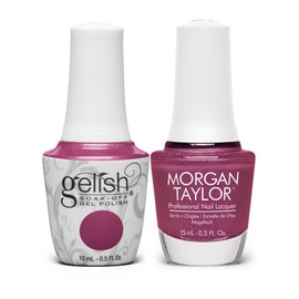 Gelish MINI & Morgan Taylor Spring Collection Now & Zen Duo - 15mL Gel & 15mL Lacquer Combo. Long-Lasting, High-Shine Nails. Easy Application, Chip-Resistant, Vibrant Color (Sipping On Serenity, 2pcs)