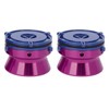 1 Pair NAB Hub Adapters Polished Aluminum Alloy Universal Loading
