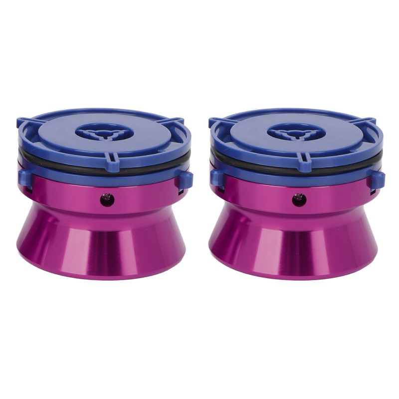 1 Pair NAB Hub Adapters Polished Aluminum Alloy Universal Loading
