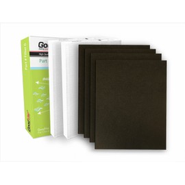 GoodVac Replacement to fit Oreck AirInstinct 75, 100, 108, 150, 200 HEPA Air Filter (2 HEPA and 4 Carbon)