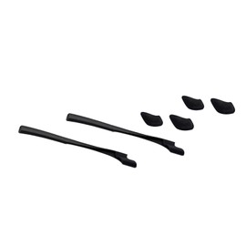 Betterun Black Replacement Nose Pads Pieces Ear Socks Rubber Kits for Oakley Half Jacket 2.0 XL