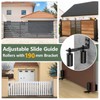 Anobeyi Adjustable Sliding Gate Roller Hardware Kit - Heavy Duty