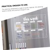 GRIRIW 1 Set Acrylic Dry Erase Board Magnetic Reminder Dry