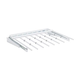 Rubbermaid Configurations Pants Rack, Holds 7 Pairs of Pants, Non-Slip, Closet Organization and Storage, White
