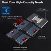SEMORID Slim Aluminum Card Holder Wallet for Men, Durable Expandable