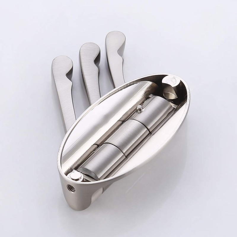 KES Solid Metal Swivel Hook Heavy Duty Folding Swing Arm