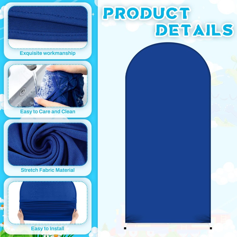RimCereal Set of 3 Back to School Arch Backdrop Covers,