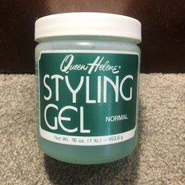 Queen Helene Professional Hair Styling Gel, NORMAL Hold, Green 16oz / 1lb