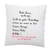 LIEBTASTISCH Cushion with Saying "Liebe Mama, Danke für..." - Decorative