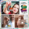 Siifert 96 Sets Dumpster Fire Acrylic Keychains Gift Bulk Appreciation