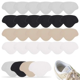 JEYORZY 12 Paar Schuhe Ferse Reparatur, Selbstklebende Fersenschutz Fersenpolster Reparatur für Meisten Schuhen Sitzen Lederwaren