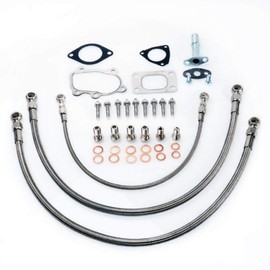 Kinugawa Turbo Oil Water Line Kit is compatible with Nissan S14 S15 Garrett GT28R GT30R Ball Bearing SR20DET