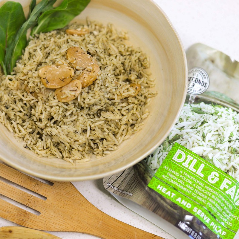 Wild Garden Heat and Serve Pilaf, Dill & Fava, Fully