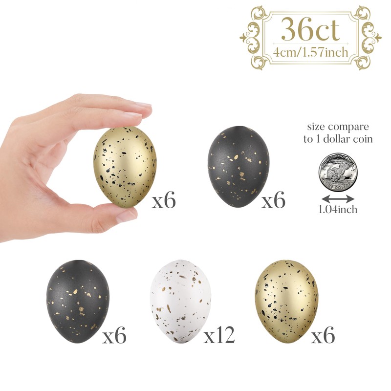 Valery Madelyn Easter Eggs for Hanging for Easter Decoration, 4