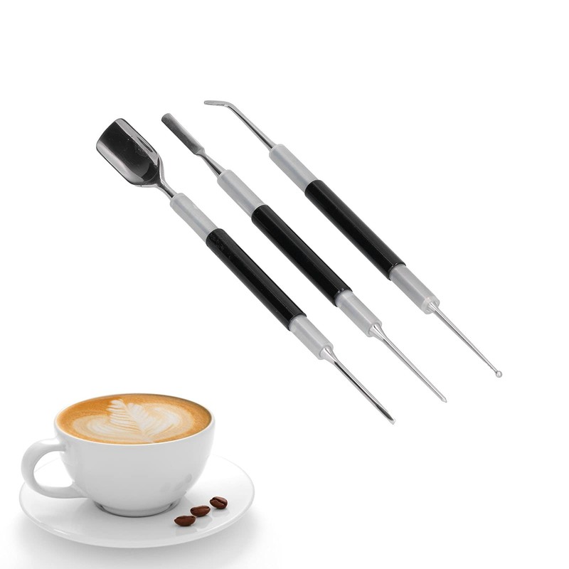 Coffee Latte Needle, 3 Pcs/Set Latte Art Pen Washable for