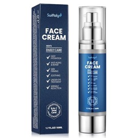 6-in-1 Face Cream for Men: Men's Face Moisturizer Anti-Aging Cream, Dark Spot & Eye Bag Treatment, Reduces Wrinkles – Men's Skincare