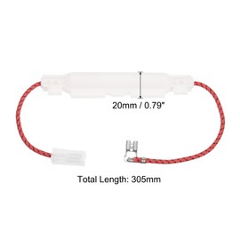 PATIKIL Microwave High Voltage Fuse Tube with Shell, 2 Pack 5KV 0.85A Universal Replacement Part for Most Universal Microwave Oven