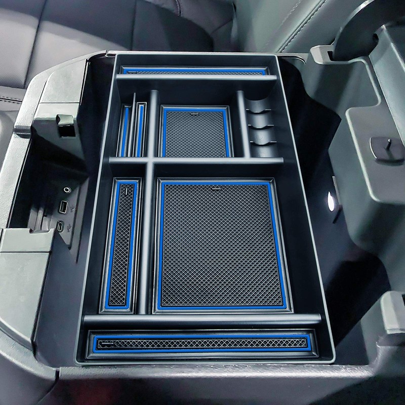 JKCOVER Center Console Organizer Tray Compatible with (2019-2025) Chevy Silverado