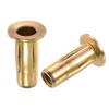 uxcell 5/16-18 Multi-Grip Rivet Nuts, 10pcs Pre-Bulbed Shank Flat Head