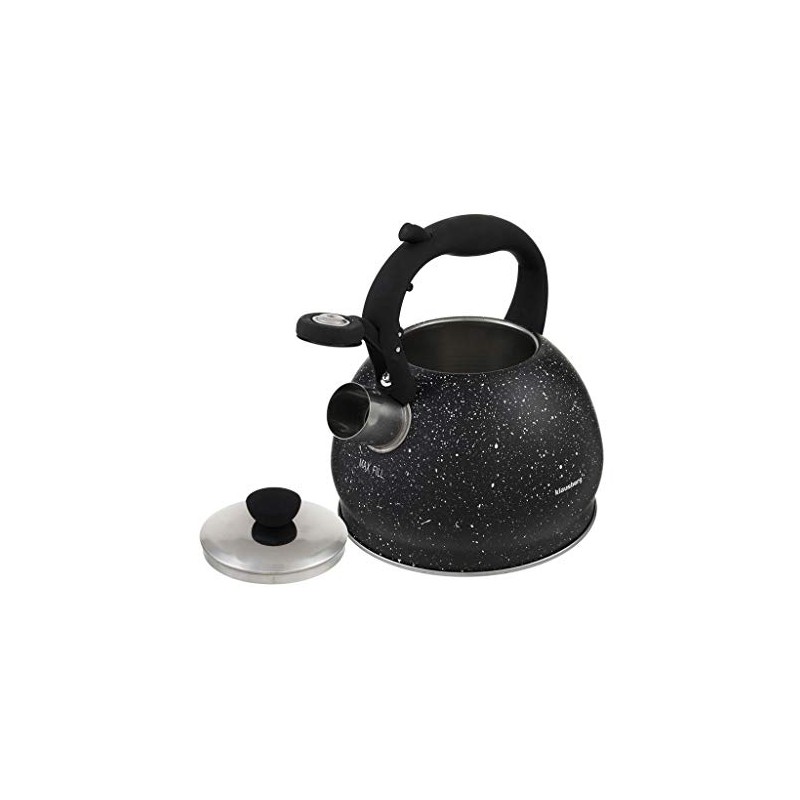 Klausberg KB-7320 Marble Stainless Steel Whistling Kettle 2 Litres