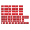 A5 Sticker Sheet Denmark Flag Vinyl Stickers - Danish Flags