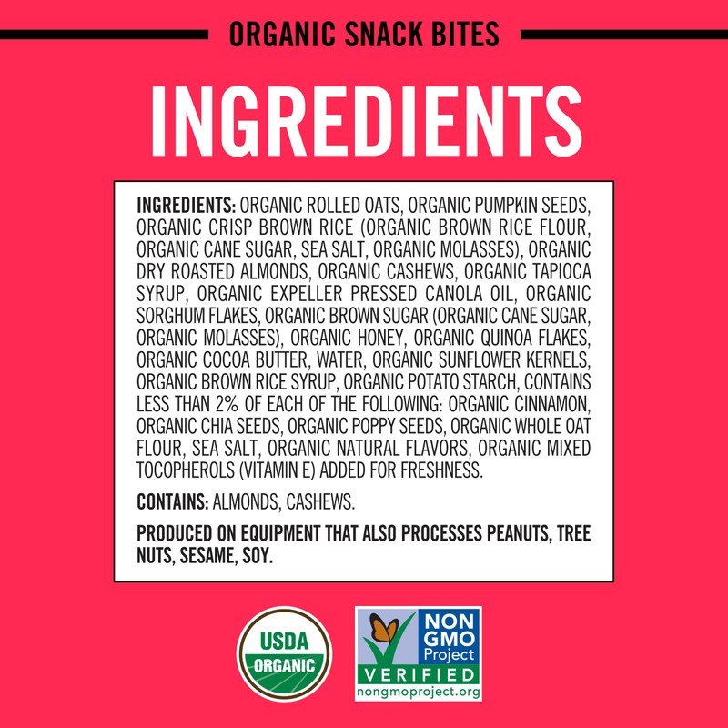 Dave's Killer Bread Cinna Roll Organic Snack Bites, Cinnamon Organic