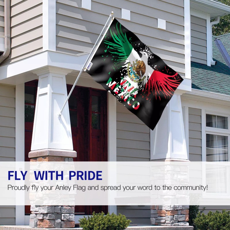 Anley Fly Breeze 3x5 Ft Viva Mexico Flag - Mexico