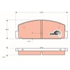 TRW Brake Pad GDB3088