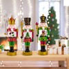Christmas Nutcracker Ornaments with Snow Globe, 8.3 Inch Christmas Nutcracker
