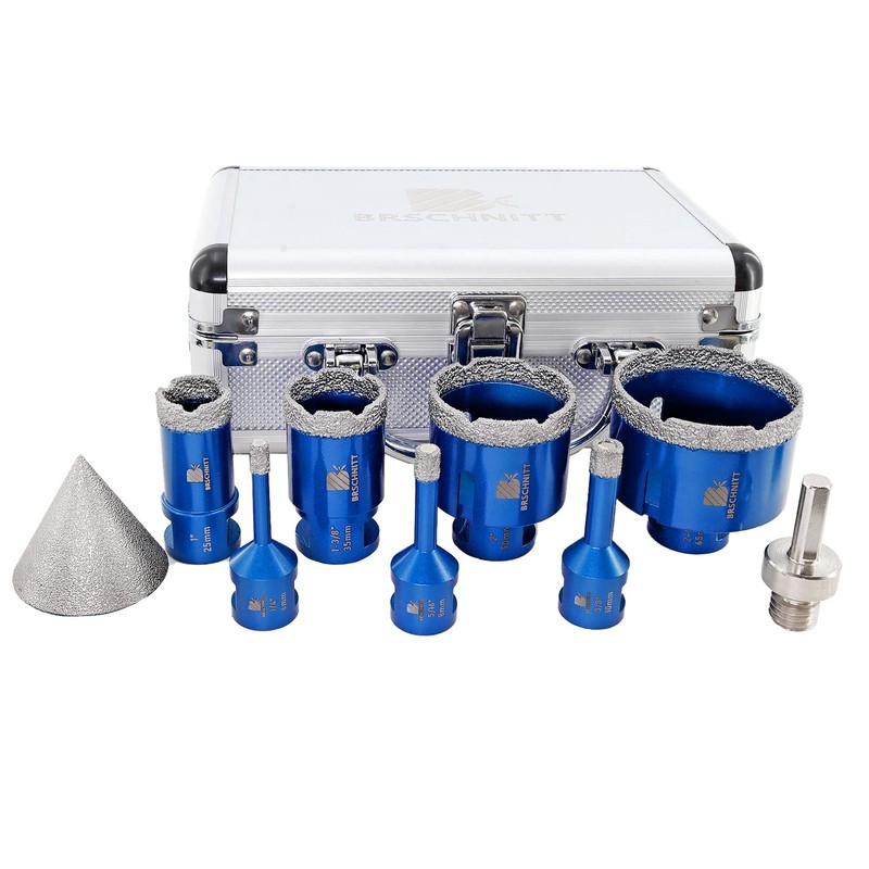Diamond Core Drill Bit Set - BRSCHNITT 1/4" 5/16" 3/8"