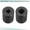 sourcing map Flexible Coupling Shaft 14 mm to 19 mm