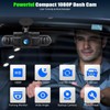4 Channel 360°Dash Cam Front and Rear Inside Left Right,3''