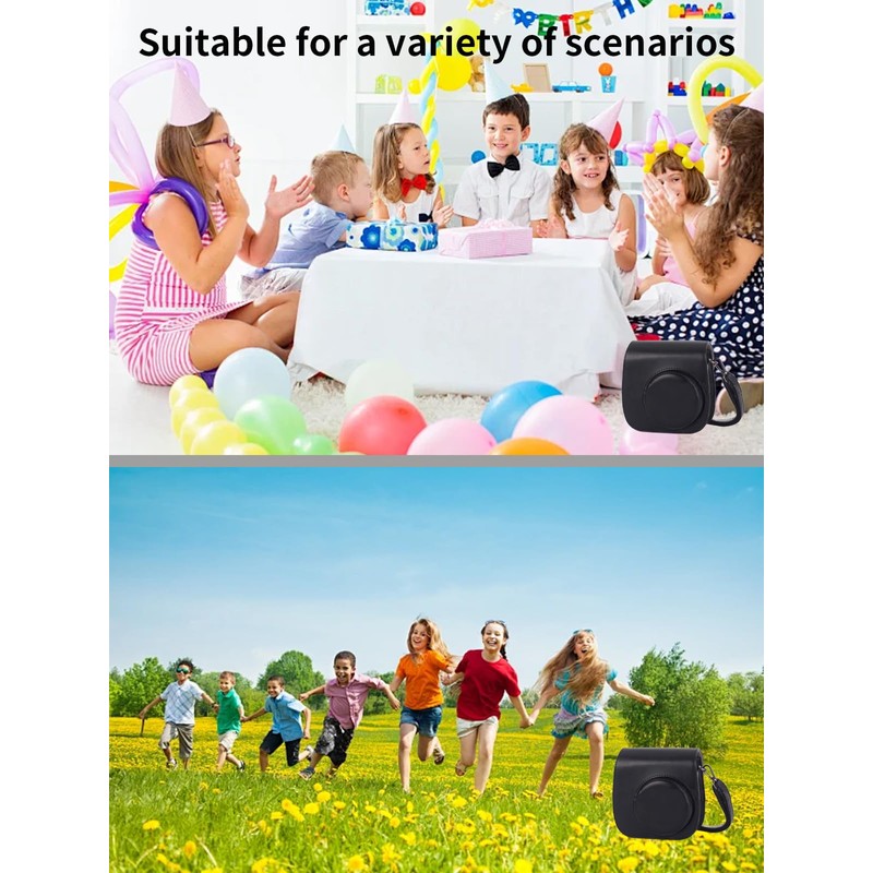 Protective Shoulder Bag for Instax Mini Cameras - Compatible with