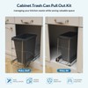 Tanamu Pull Out Trash Can Under Cabinet，Under Sink Slide Out