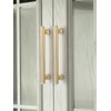SORWDUREM 5 Pack 5 Inch(128mm) Brushed Gold Cabinet Pulls Drawer