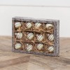 Ragon House Vintage Style Mercury Glass Ball Ornaments - Striped