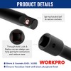 WORKPRO 18-Piece Impact Socket Extension Set, Includes Socket Adapters, Ratchet