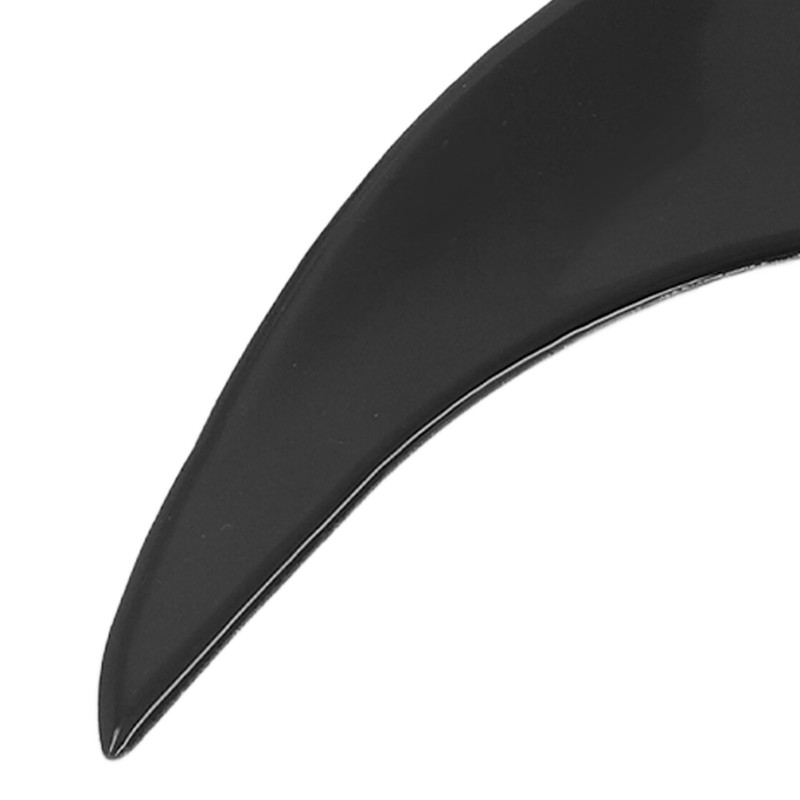 2pcs Headlight Eyebrow Black Decorative Eyelid Cover Trim Replacement for