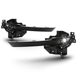 ACANII - For 2017-2021 Mazda CX-5 LED Fog Lights Bumper Lamps w/Swith+Harness Kit Assembly Pair Driver & Passenger