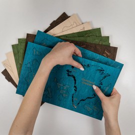 Woodary Multicolor Wooden World Map | Modern Home Decoration for Men & Women | 3D Wood Wall Art Decor for Living Room, Bedroom, Kitchen, Classroom & Office, Gift Boxed - XX-Large Size, Multilevel